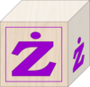 Blocks Polish Alphabet Z Image